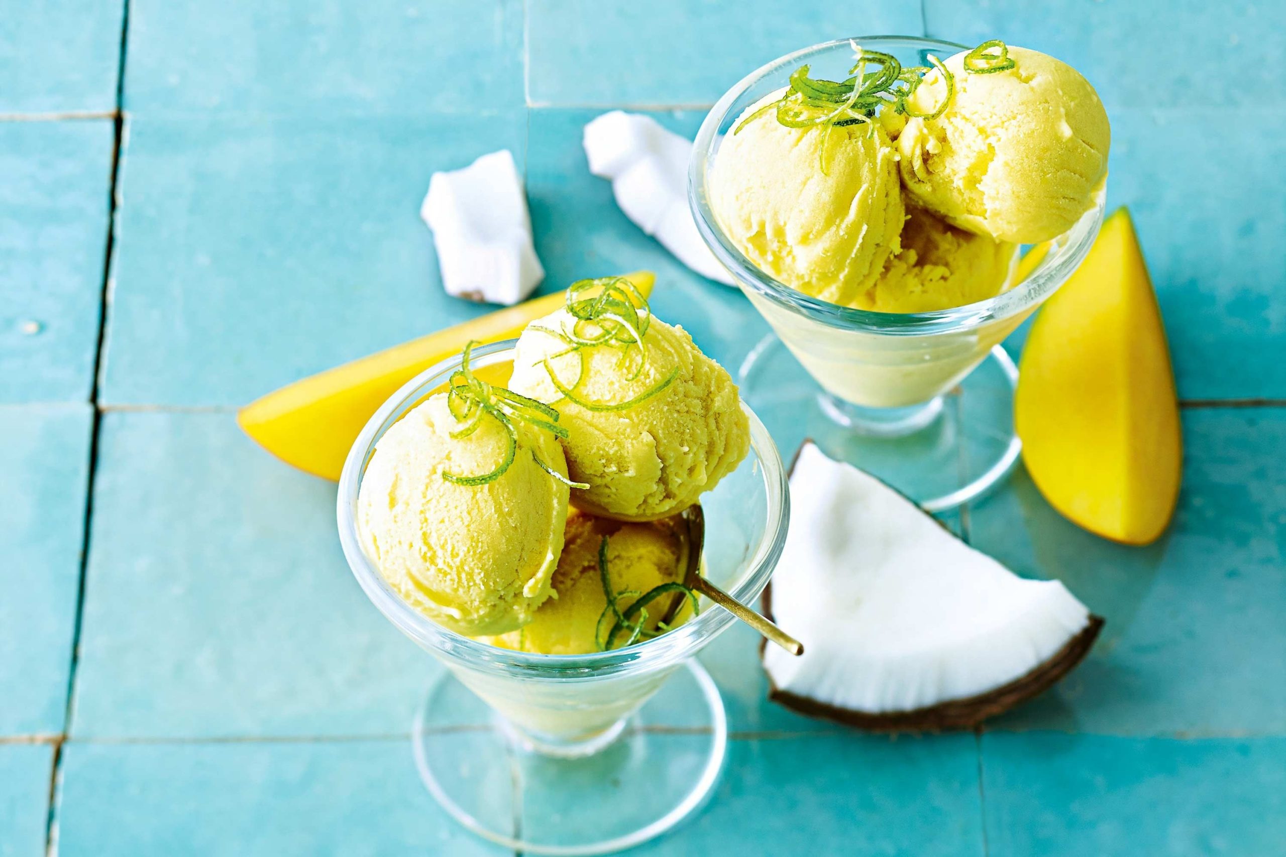 Guilt Free Mango Sorbet | SpirEat Nutrition